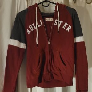 Hollister zip up sweater